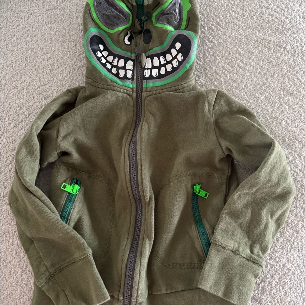 Stella McCartney Kids Olive Monster Hoodie
